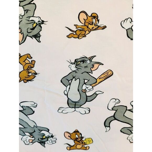 Tom and Jerry M Pink Cartoon Characters T-Shirt SS Cotton‎ Round Neck - Picture 7 of 7